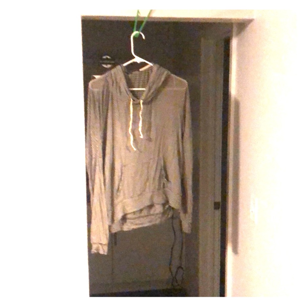 Brandy Melville striped hoodie